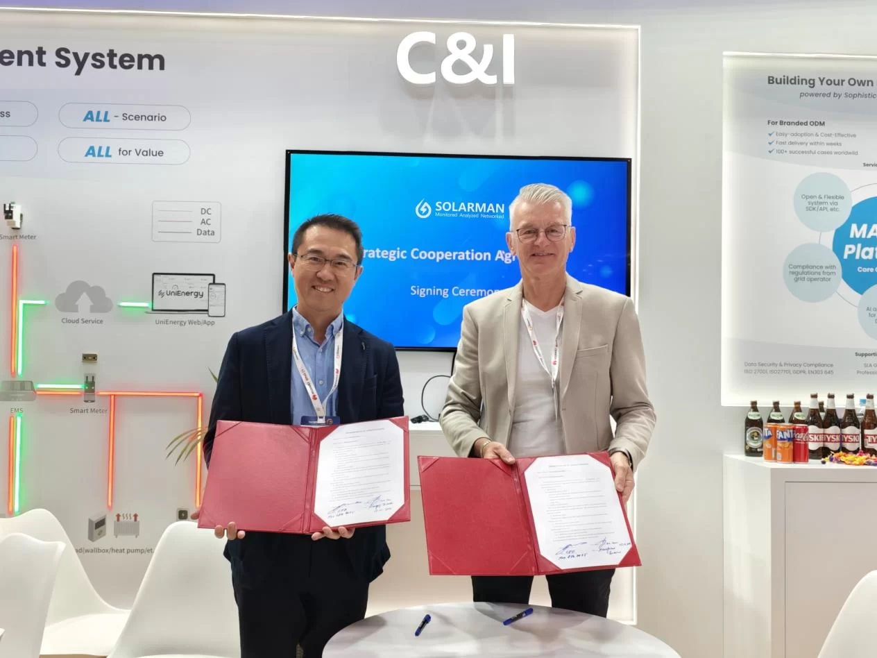 Strategic Partnership Signed at Intersolar: Smart C&I Energy Solutions for Europe